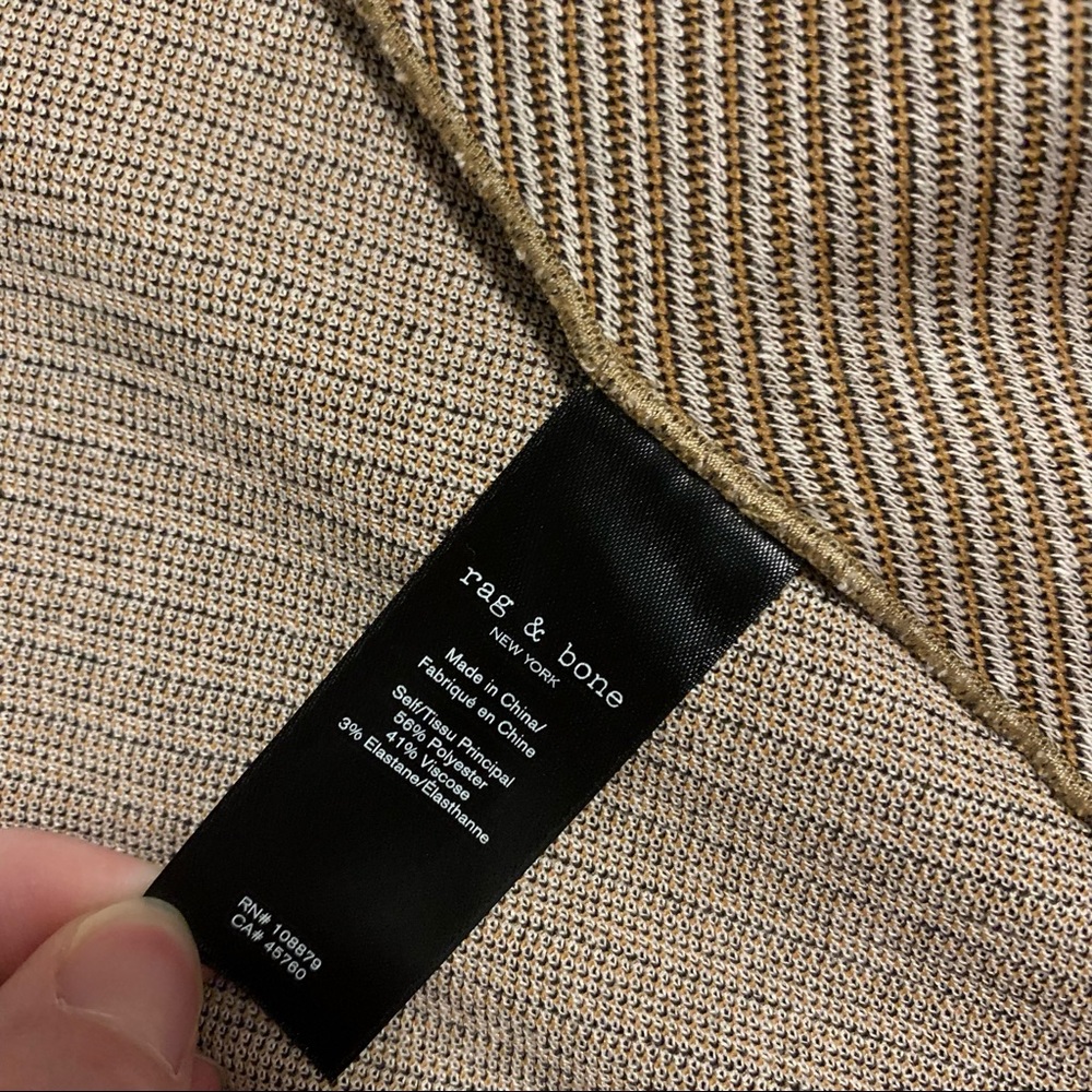 rag & bone Tan Herringbone Blazer - Picture 6 of 10